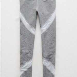 Aerie Mesh Insert High Waisted Leggings